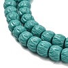 Synthetic Coral Dyed Carved Beads BSHE-H114-01A-2
