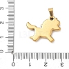 304 Stainless Steel Pendants STAS-B141-01B-G-3