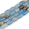 Natural Blue Calcite Beads Strands G-G980-53B-2