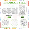 2 Styles Easter Cutting Dies Stencils DIY-CP0012-04-2