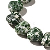 Natural Green Spot Jasper Beads Strands X-G-R190-10mm-68-4