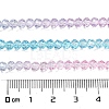 Transparent Painted Glass Beads Strands X1-DGLA-A034-T3mm-A22-3