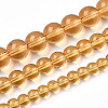 Transparent Glass Beads Strands GLAA-T032-T8mm-08-4