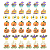 35Pcs 7 Styles Halloween Alloy Enamel Pendant ENAM-CJ0003-98-9