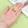 Non-Tarnish 304 Stainless Steel Tiny Cross Charms X-STAS-E104-34P-4