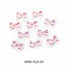 Electroplated Bowknot Resin Cabochons MRMJ-R128-16I-2