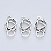 Tibetan Style Alloy Pendants TIBE-R316-087AS-RS-1