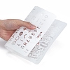Plastic Reusable Drawing Painting Stencils Templates DIY-F018-B21-4