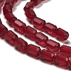 Transparent Glass Beads Strands GLAA-G112-05B-3