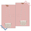 2Pcs 2 Styles Rainbow Macaron Color Resin Beaded Bag Straps DIY-WR0002-64-4
