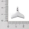 304 Stainless Steel Pendant Cabochon Settings STAS-I202-13P-3