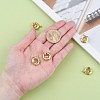 Rack Plating Brass Spring Clasps KK-D399-B-G-NF-5