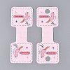 Fold Over Cardboard Paper Jewelry Display Cards for Necklace & Bracelet Storage CDIS-N004-16-1