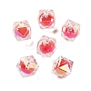 UV Plating Opaque Acrylic Beads OACR-S142-05-2