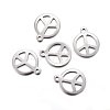Tarnish Resistant 201 Stainless Steel Pendants STAS-O110-05P-1
