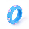 Handmade Polymer Clay Finger Rings CLAY-N013-26-2