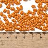 Baking Paint Glass Seed Beads SEED-K009-01A-24-4