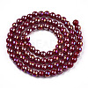 Electroplate Opaque Glass Beads Strands GLAA-T032-P4mm-AB05-3