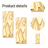 ANATTASOUL 4 Pairs 4 Styles Alloy Stud Earrings with 304 Stainless Steel Pins EJEW-AN0004-61-3