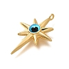 Brass Resin Pendants KK-U055-24G-2