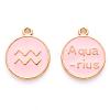 Alloy Enamel Pendants X-ENAM-S124-01A-09J-1