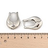 Brass Hoop Earrings for Women LS-EJEW-U041-05P-5