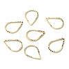 Brass Linking Rings KK-F831-017C-G-RS-1