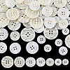70Pcs 7 Styles Resin Buttons BUTT-PH0001-73-6