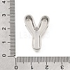 Brass Slide Charms KK-Z163-01P-Y-3