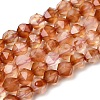 Natural Red Agate Beads Strands G-Z119-A02-01-3