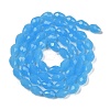Electroplate Imitation Jade Glass Beads Strands EGLA-N013-J10mm-D05-2