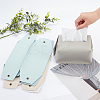 CHGCRAFT 3Pcs 3 Colors Foldable PVC Imitation Leather Tissue Storage Bags ABAG-CA0001-11-3
