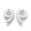 Tarnish Resistant 201 Stainless Steel Charms STAS-F175-01P-9-1