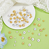 HOBBIESAY 240Pcs 8 Styles Iron & Brass Rhinestone Spacer Beads FIND-HY0002-96-5