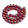 Electroplate Transparent Glass Beads Strands LS-GLAA-T032-T4mm-AB20-2