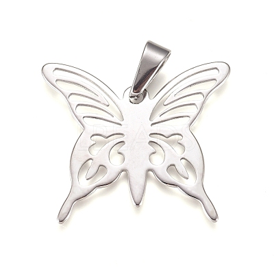 Tarnish Resistant 304 Stainless Steel Pendants STAS-I135-32P-1