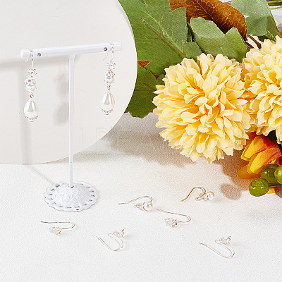 8Pcs 925 Sterling Silver Earring Hooks FIND-BBC0002-67-1