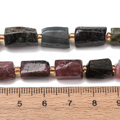 Natural Multicolor Tourmaline Beads Strands G-D110-H02-01-1