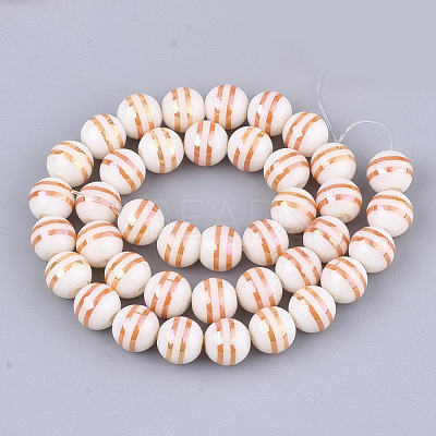Electroplate Glass Beads Strands EGLA-S177-06A-M-1