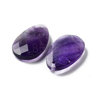 Natural Amethyst Pendants G-G069-04C-1