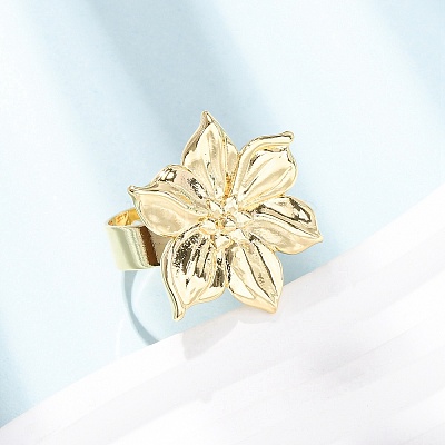 Brass Cuff Open Rings LS-RJEW-Z129-02G-04-1