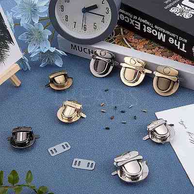 8 Sets 8 Styles Alloy Mortise Lock FIND-WR0001-33-1