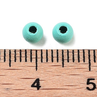 Spray Painted 202 Stainless Steel Beads STAS-G340-01E-1