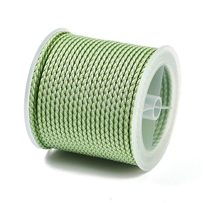 11M Polyester Braided Cord with Cotton Core & Metallic Thread OCOR-Z006-01-15-1