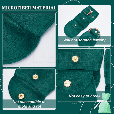 Velvet Jewelry Flap Pouches LS-TP-WH0007-13G-01-1