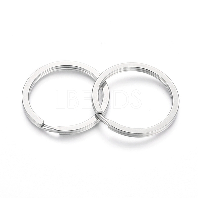 Tarnish Resistant 304 Stainless Steel Split Key Rings STAS-I123-23C-1