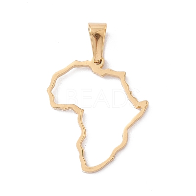 PVD Vacuum Plating 304 Stainless Steel Pendants STAS-G284-02G-1