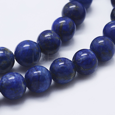 Natural Lapis Lazuli Beads Strands G-P348-01-3mm-1