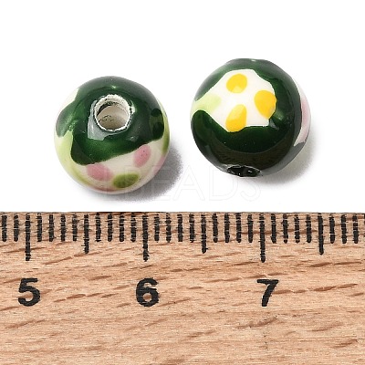 Handmade Porcelain Beads PORC-A034-02F-1