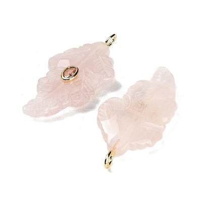 Natural Rose Quartz Carved Pendants G-K372-06G-03-1